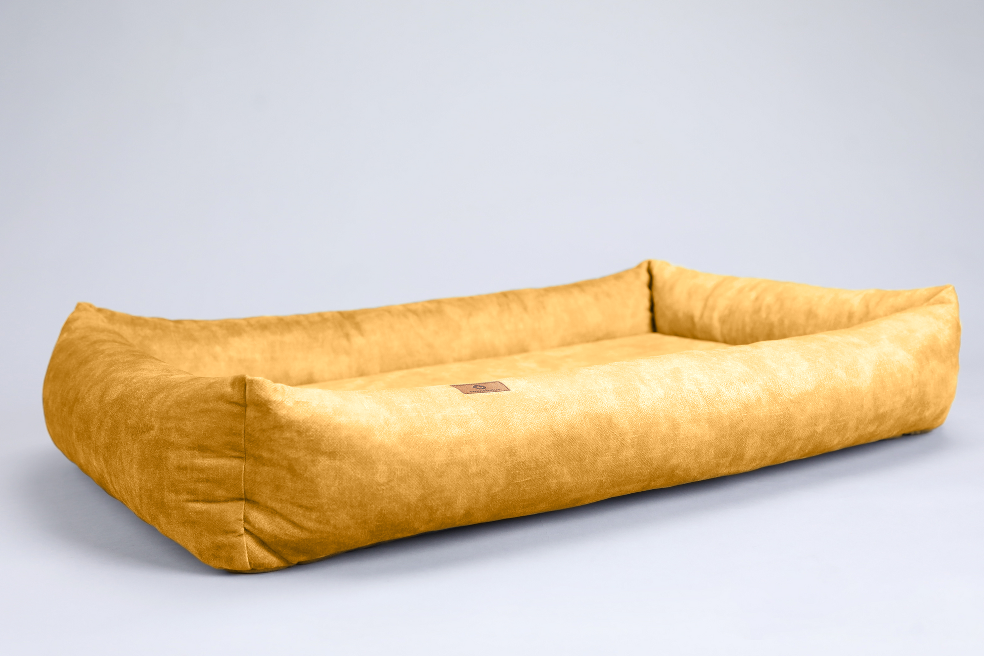 Dog bed with sides | 2-sided | AMBER YELLOW