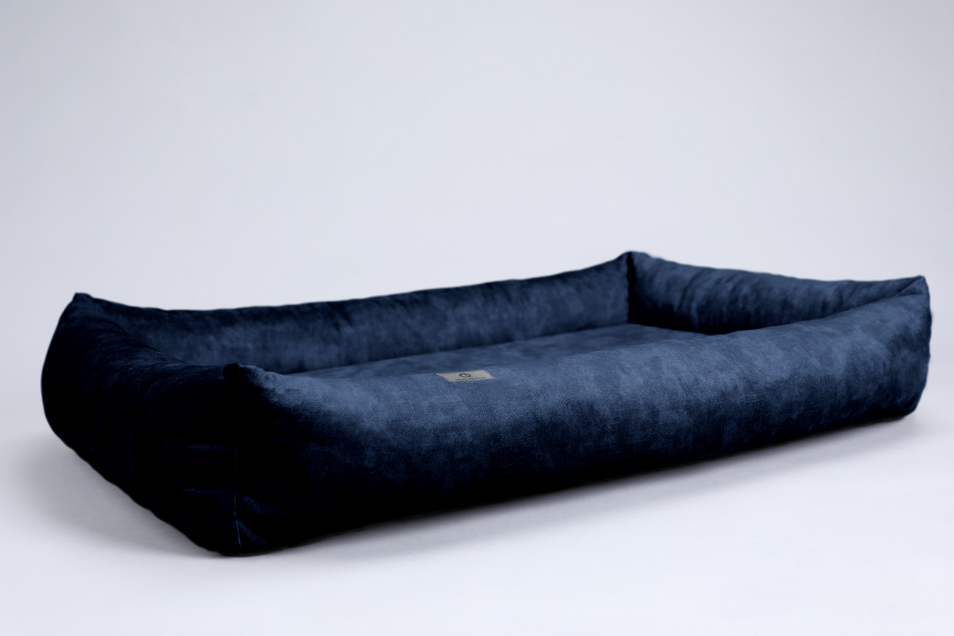 Dog bed with sides | 2-sided | ROYAL BLUE