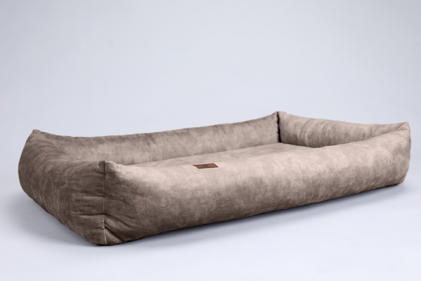 Dog bed with sides | 2-sided | TAUPE