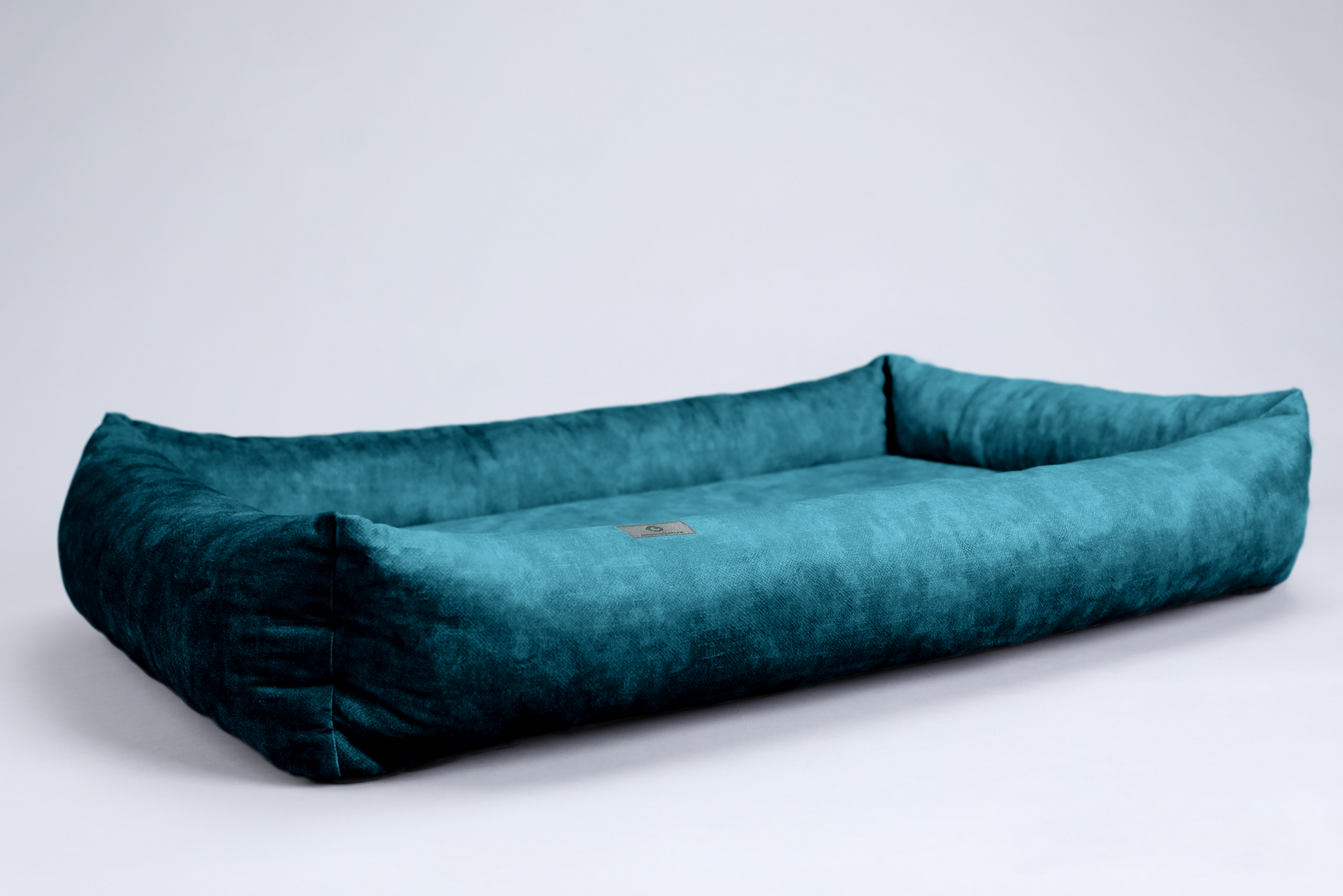 Dog bed with sides | 2-sided | OCEAN BLUE