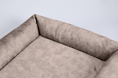 Dog bed with sides | 2-sided | TAUPE