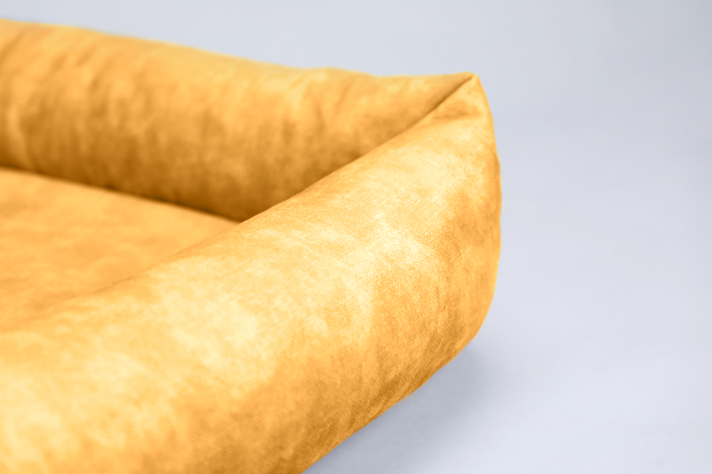 Dog bed with sides | 2-sided | AMBER YELLOW