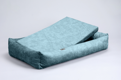 Dog bed with sides | 2-sided | DUSTY GREEN