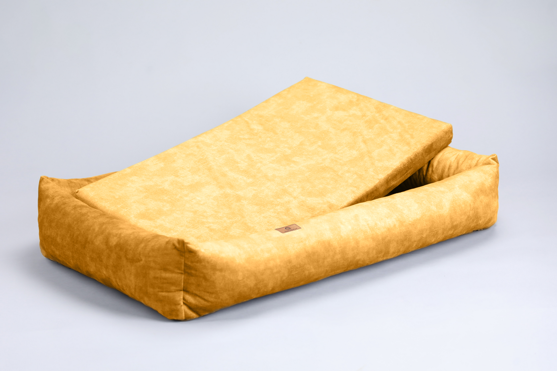 Dog bed with sides | 2-sided | AMBER YELLOW