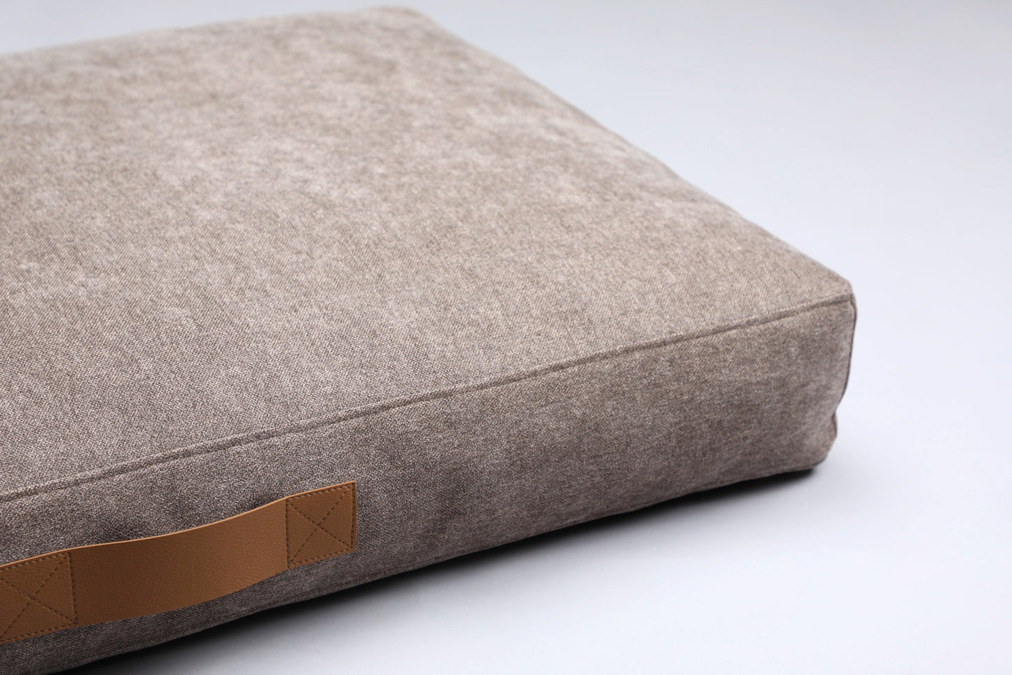 Scandinavian design dog bed | 2-sided | COFFEE BROWN - premium dog goods handmade in Europe by animalistus