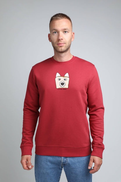 Pure-bred dog | Crew neck sweatshirt with dog. Regular fit | Unisex - premium dog goods handmade in Europe by animalistus